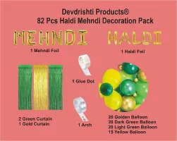 Devdrishti Products Mehndi Ceremony Decoration Item Pack Of 35 Peices-thumb1