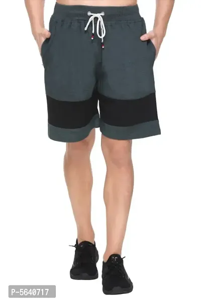Stylish Cotton Blend Shorts for Men-thumb0