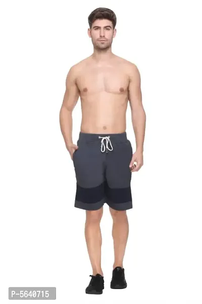Stylish Cotton Blend Shorts for Men-thumb3