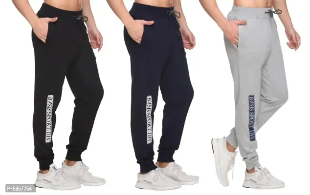 Stylish Polyester Track pants - Combo of 3-thumb0