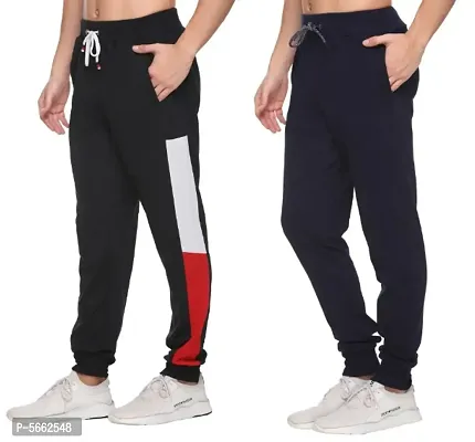 Stylish Cotton Blend Track pants Set of 2