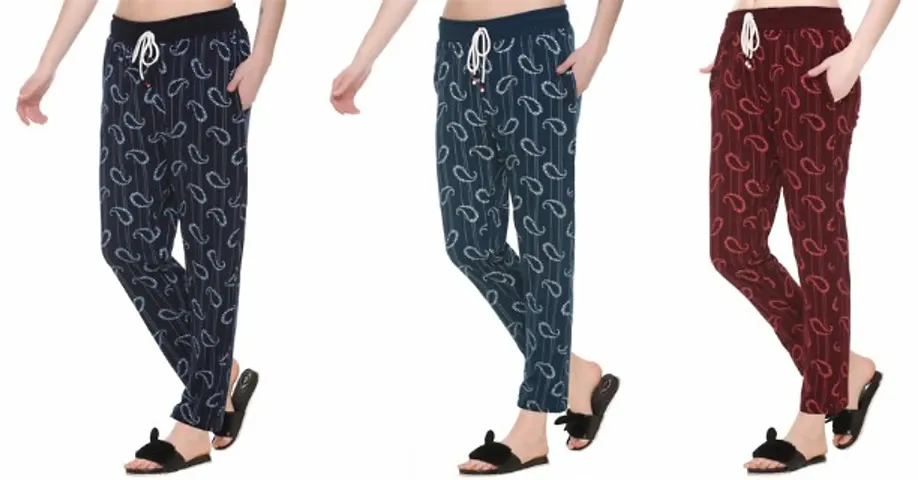 Premium Women Track pants | Original | Very Comfortable | Perfect Fit For Women - Pack Of 3