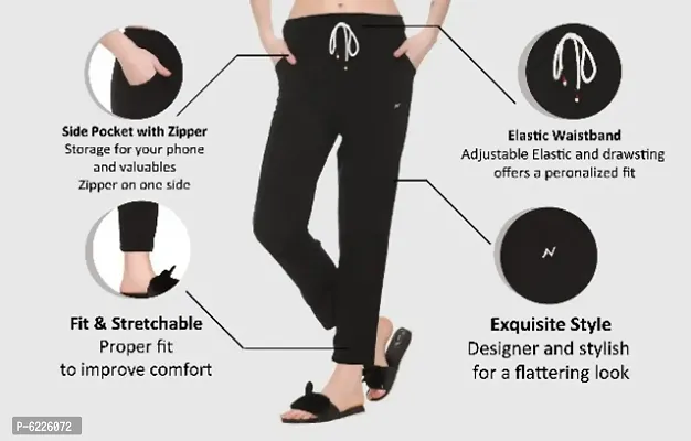 Premium Women Track pants | Original | Very Comfortable | Perfect Fit | Stylish | Good Qual-thumb5