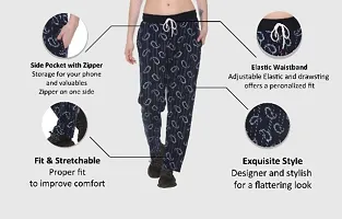 Premium Women Track pants | Original | Very Comfortable | Perfect Fit | Stylish | Good Quality Pack of 3-thumb3