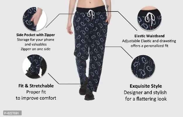 Premium Women Track pants | Original | Very Comfortable | Perfect Fit | Stylish | Good Quality Pack of 3-thumb4