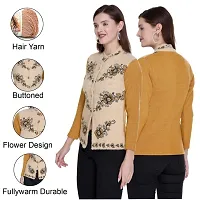 Warm and Comfortable Winter Sweaters for Women round neck | Afronaut Cardigans | Cardigans with Pockets for Women | Womens Sweatshirts | Womens Sweaters | Designer Kotty for Women-thumb2