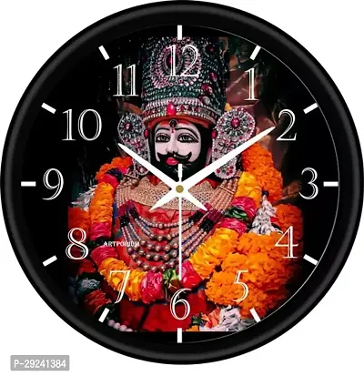 Designer Black Plastic Analog Wall Clock-thumb0