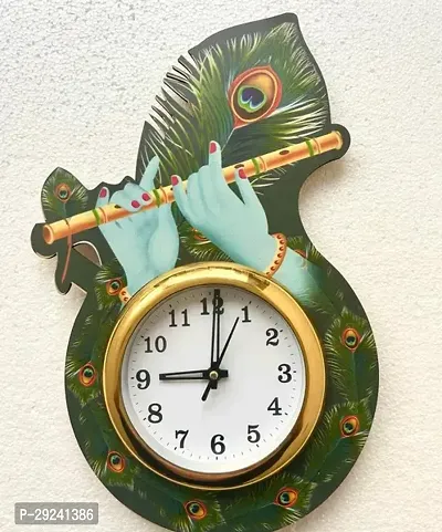 Designer Green Wood Analog Wall Clock