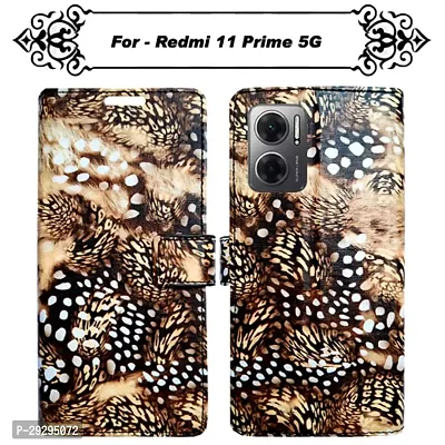 Asmart Flip Cover for Redmi 11 Prime 5G