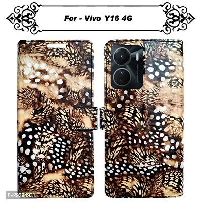 Asmart Flip Cover for Vivo Y16 4G