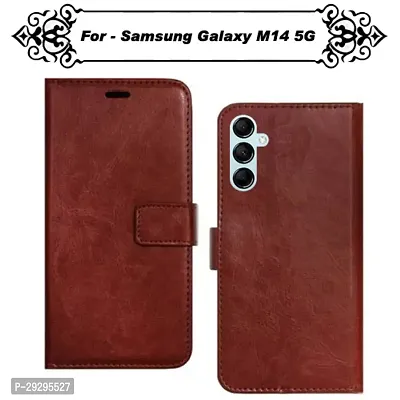 Asmart Flip Cover for Samsung Galaxy M14 5G-thumb0