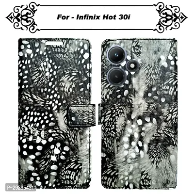 Asmart Flip Cover for Infinix Hot 30i
