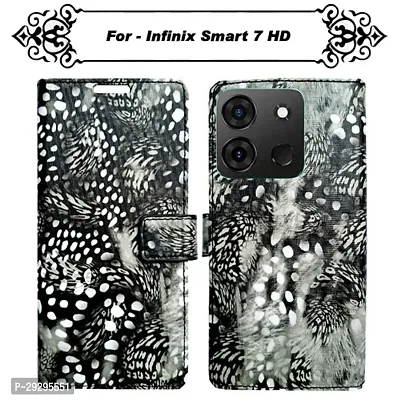 Asmart Flip Cover for Infinix Smart 7 HD