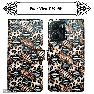 Asmart Flip Cover for Vivo Y16 4G-thumb0
