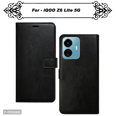 Asmart Flip Cover for iQOO Z6 Lite 5G