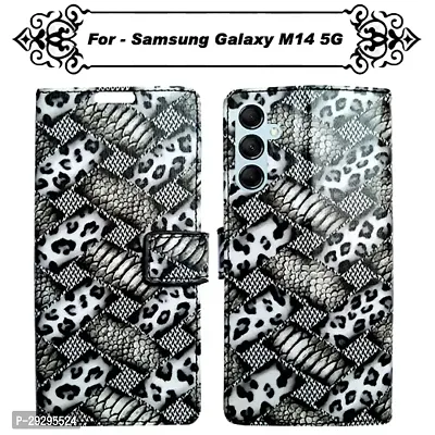 Asmart Flip Cover for Samsung Galaxy M14 5G
