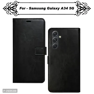 Asmart Flip Cover for Samsung Galaxy A34 5G-thumb0