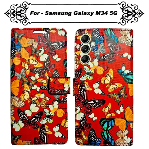 Asmart Flip Cover for Samsung Galaxy M34 5G