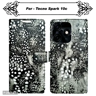 Asmart Flip Cover for Tecno Spark 10c