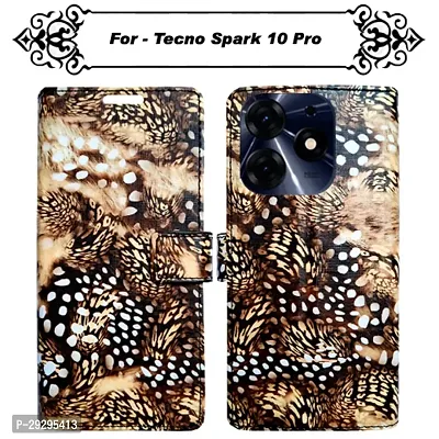 Asmart Flip Cover for Tecno Spark 10 Pro