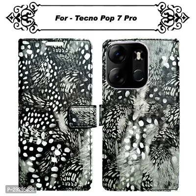 Asmart Flip Cover for Tecno Pop 7 Pro