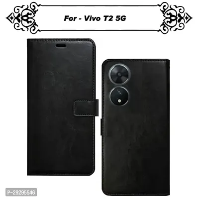 Asmart Flip Cover for Vivo T2 5G