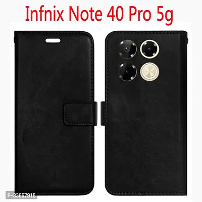 Stylish Flip Cover For Infinix Note 40 Pro 5g-thumb0