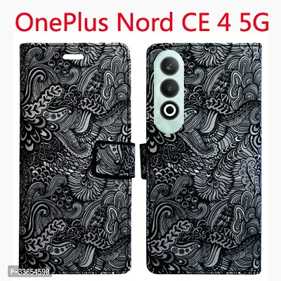 Stylish Flip Cover for OnePlus Nord CE 4 5G