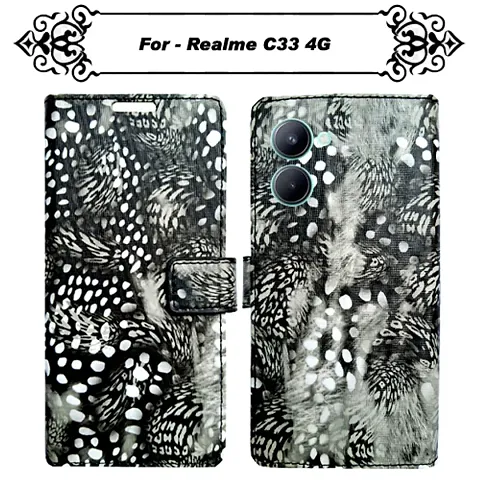 Asmart Flip Cover for Realme C33 4G