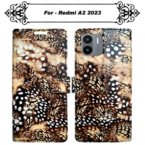 Asmart Flip Cover for Redmi A2 2023