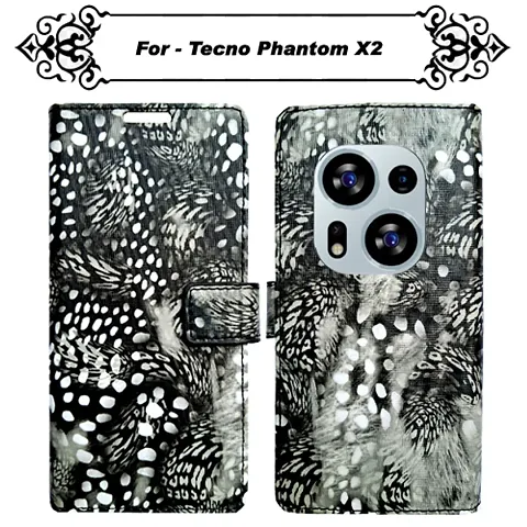 Asmart Flip Cover for Tecno Phantom X2