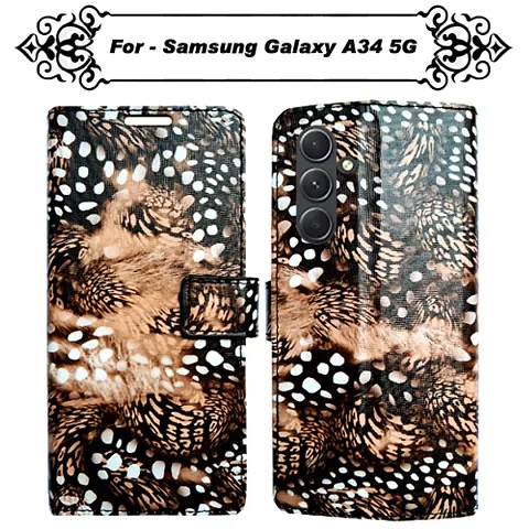 Asmart Flip Cover for Samsung Galaxy A34 5G