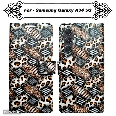 Asmart Flip Cover for Samsung Galaxy A34 5G