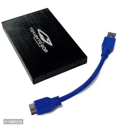Terabyte USB 3.0 Hard Drive Disk (HDD) External Enclosure Case (2.5 Inch, Black)-thumb0