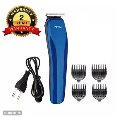 AT-528 Cordless Hair Cut Machine, Baal Katne Wali Machine, Beard Trimmer Ultra Sleek Design with 4 Adjustable Combs, Trimmer for Men  Women (Blue)