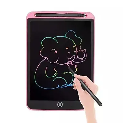 LCD Writing Tablet Pad 8.5 Inch Color Line Electric-Writing Pad, Pack of 1 MAGIC SLATE FOR KIDS with Pen  Eraser button