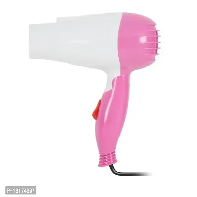 Professional Folding 1290-I Hair Dryer With 2 Speed Control 1000W K294 Hair Dryer  (1000 W, Pink)