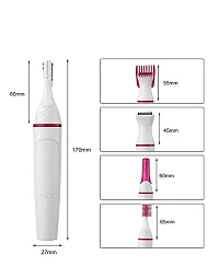 5 in 1 sweet trimmer, electric beauty safety hair remover upper, lip, chin, eyebrow, bikini trimmer, underarm, face for Women-thumb2
