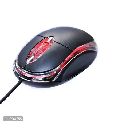 USB 2.0 Wired Optical Mouse, Mini Mice for Laptop Desktop PC Computer-thumb0