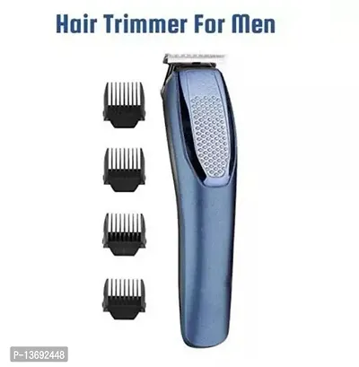 AT1210 Beard Trimmer for Men And Hair Trimmer for Men,Professional Beard Trimmer For Man with 4 Trimming Combs | 45 Min Cordless Use,Trimmer for men ( Blue )-thumb2