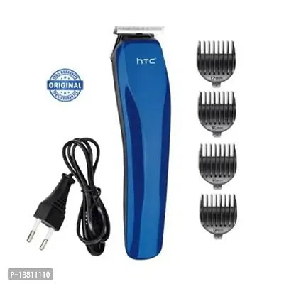 AT-528 Professional Beard Trimmer For Men, Durable Sharp Accessories Blade Trimmers and Shaver with 4 Length Setting Trimmer For Men Shaving,Trimer for mens, Savings Machine (Blue)