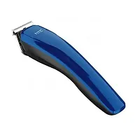 HTc AT-528 Professional Beard Trimmer For Men, Durable Sharp Accessories Blade Trimmers and Shaver with 4 Length Setting Trimmer For Men Shaving,Trimer for mens, Savings Machine (Blue)-thumb2