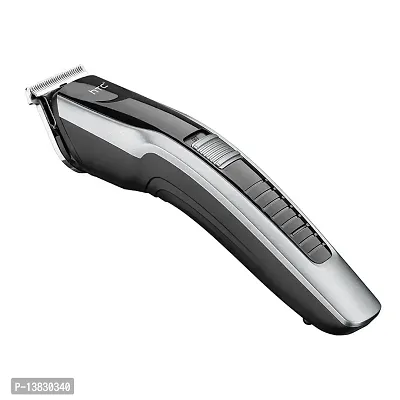 HTC AT 538 rechargeable and cordless hair trimmer for men and with T shape precision Steel sharp blade beard shaver upto length 0.5 to 7mm and 45 min of continious use with 4 extra cl-thumb4