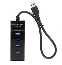 Trendy USB HUBS 4 Port High-Speed USB HUB 3.0 (Black), Pack of 1-thumb3