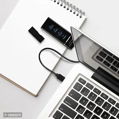 Trendy USB HUBS 4 Port High-Speed USB HUB 3.0 (Black), Pack of 1-thumb2