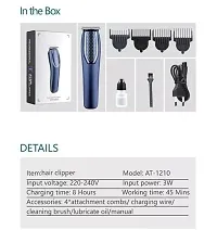 HTC AT-1210 Rechargeable Cordless Beard Hair Trimmer Pack of 1 (Black) Baal Katne Wali Machine for Men  Women-thumb3