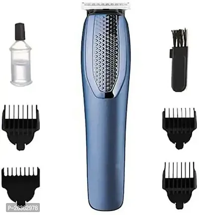 HTC Rechargeable Professional Beard Trimmer for Man Runtime: 45 min Trimmer for Men  Women Silver