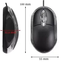 Computer Mouse, Mini LED Light Wired USB Optical Mouse for PC Laptop Computer Mouse-thumb2