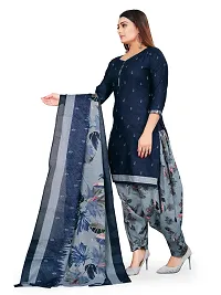 Women Cotton Printed Unstitched Salwar Suit Dress Material-thumb2