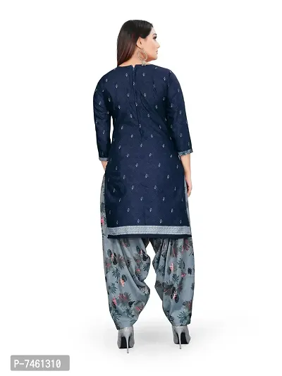Women Cotton Printed Unstitched Salwar Suit Dress Material-thumb4